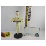 COCA-COLA WAITER IRON DOOR STOP