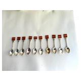 Collectable Coca-Cola Spoons, Figurine, & Buttons