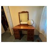 Vintage Wooden Desk/Vanity