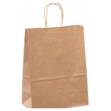 50 Pcs Brown Paper Bags with Handles, Gift Bags