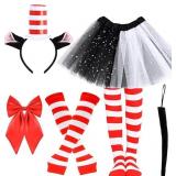 Matiniy 5 PCS Cat Costume Include Headband Tail