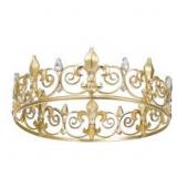 Royal King Crown for Men - Metal Prince Crown