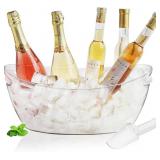 Ice Buckets for Parties, 5.5L Acrylic Champagne