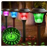 BEAU JARDIN 7 Pack Solar Pathway Lights Outdoor