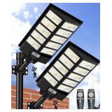 3200W Solar Lights Outdoor Waterproof, 315000LM