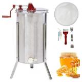 3 Frames Manual Honey Extractor Stainless Steel