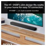 Sony S100F 2.0ch Soundbar with Bass Reflex