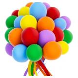 Rainbow Balloons 200pcs Est Assorted Colors for