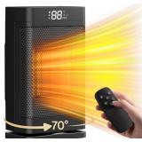 Portable Electric Space Heater with Remote,