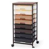 NEW! Kingrack Rolling Utility Cart with 8 Drawers