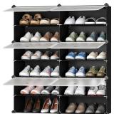 JOISCOPE Portable Shoe Rack, Plastic Shoe Storage