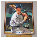 17ct Busch Beer Lou Gehrig Baseball Posters