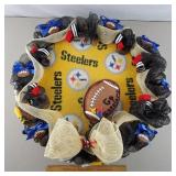 Pittsburgh Steelers Christmas Wreath 24"