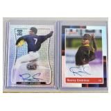 2ct Roansy Contreras Signed Baseball Cards