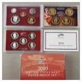 2010 US Mint Silver Proof Coin Set