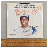 Vintage Hank Aaron Record