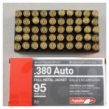 Aquila .380 Auto Ammo 50 Rounds 95gr