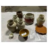 Assorted pottery