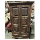 Wood Carved Door Storage Chest 59" x 30"