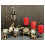 Elephant Decorator Candleholders