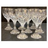 (8) Baccarat Massena Wine Glasses