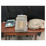 NCR Adding Machine & Old Calculator