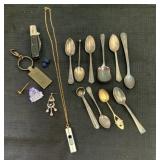 Spoons, Knife, Key Chain, etc.