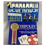 Vintage Board Games - Jeopardy, Tripoley