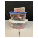 (3) Containers of Embroidery Floss - Mixed Colors