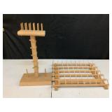 Wooden Thread Spool Organizer