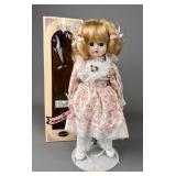 12" Collectible Porcelain Doll in Original Box