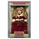 Classic Treasures Bisque Porcelain Doll