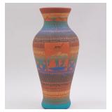 ECB Navajo Redware Pottery Vase