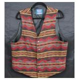 Pendleton Vest Burgundy