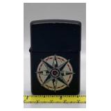 Black Compass Zippo Lighter