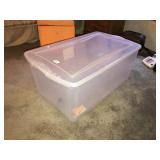 Large Plastic Tote & Lid