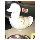 White Duck Cookie Jar