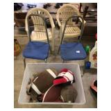 2 Sets of Childs Chairs & Toys