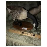 Feeding Canadian Goose Sculture (Signed & Num)