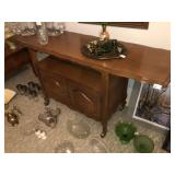 French Buffet Server (Drop Leaf & On Wheels)