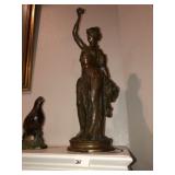 Bronze Lady Statue (See below)