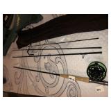 Triple Fork 4 Pc Fly Rod & Cabelas Reel (See below