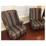 Pr of Farifield Arm Chairs