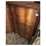 Antique Chest W/ Hat Box