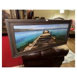 Large Decorator Picture (Pier Scene ~ 45" Wide)