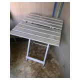 Folding Aluminum Table