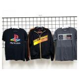 Nintendo and PlayStation Graphic Shirts & Jacket