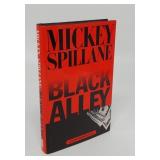 BLACK ALLEY SIGNED FIRST PRINTING MICKEY SPILLANE