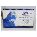 2005S US MInt State Quarter Proof Set in OGP