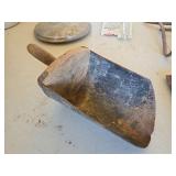 Vintage wood handle scoop